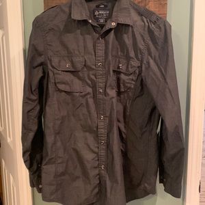 Long sleeve snap button shirt